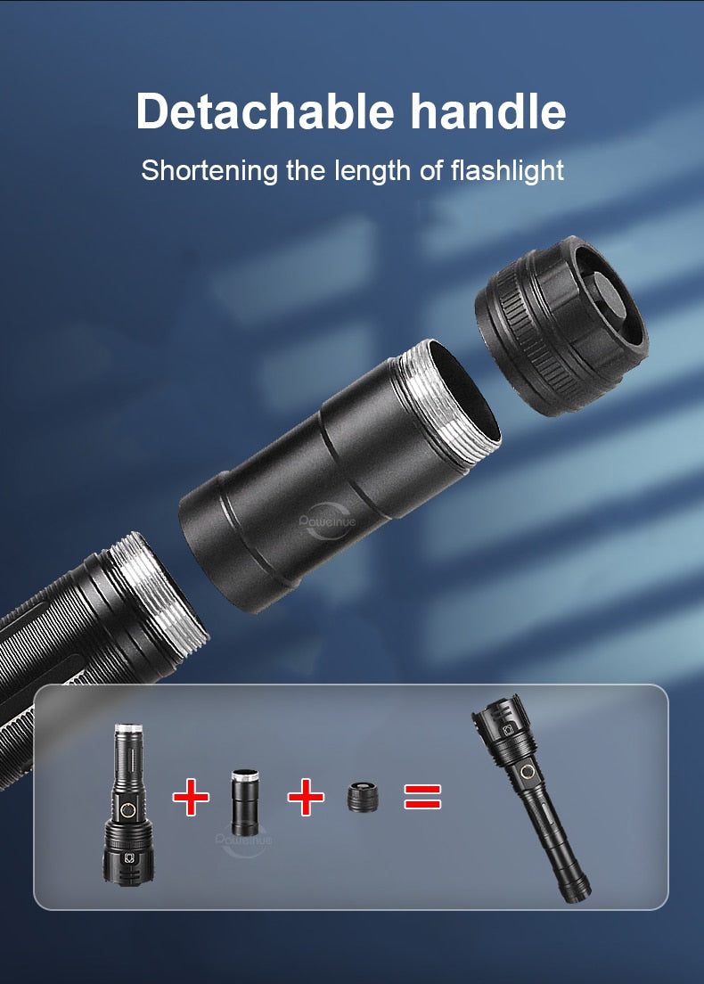 Full-Size,  Long-shot LED Flashlight