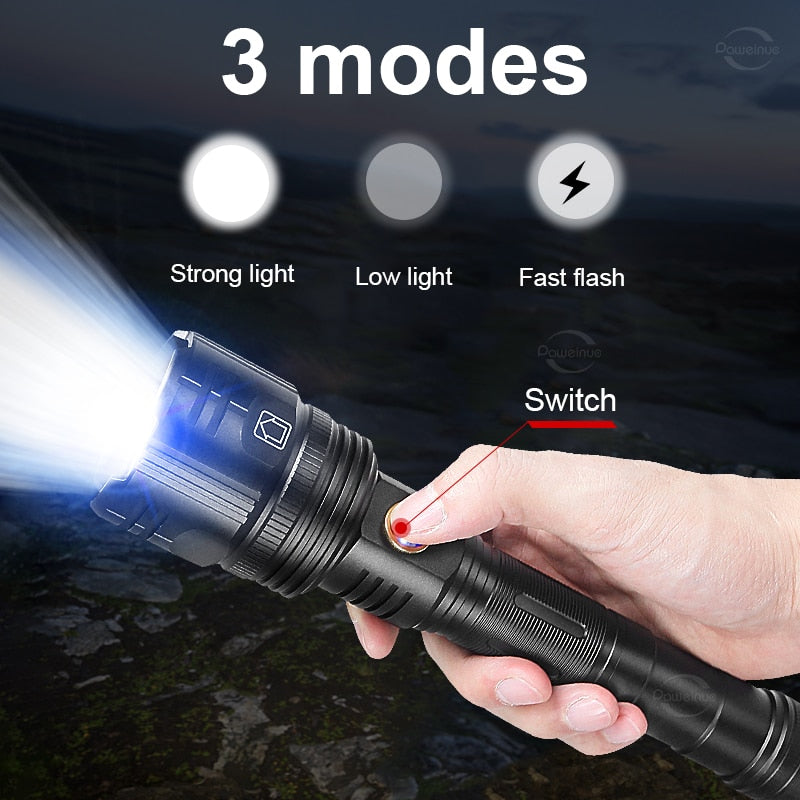 Full-Size,  Long-shot LED Flashlight