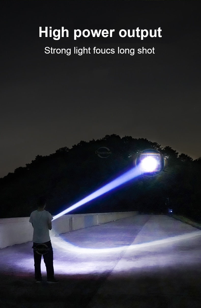 Full-Size,  Long-shot LED Flashlight