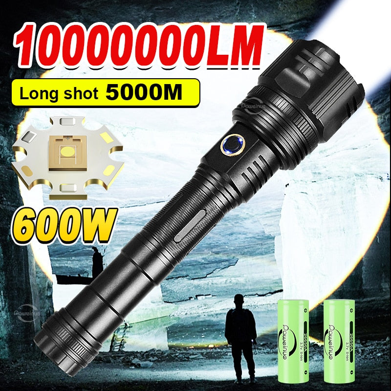 Full-Size,  Long-shot LED Flashlight