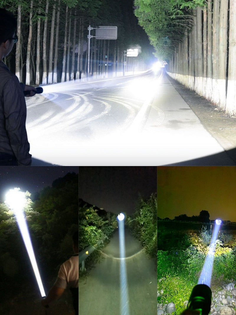 Full-Size,  Long-shot LED Flashlight