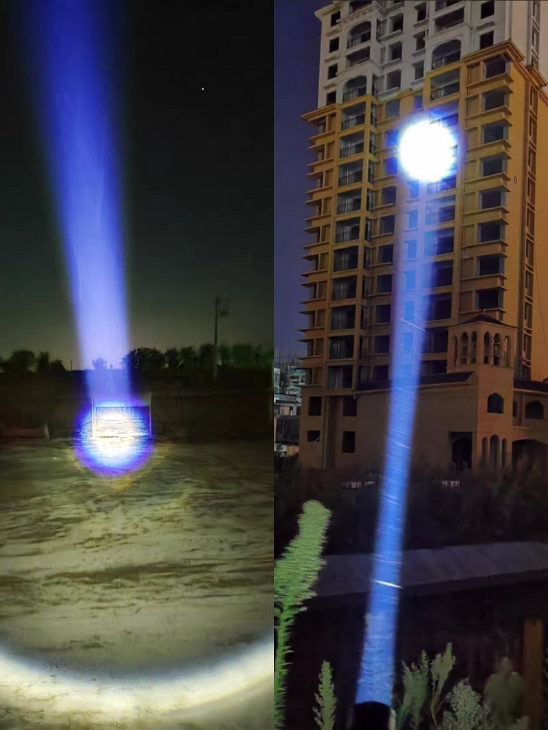 Full-Size,  Long-shot LED Flashlight